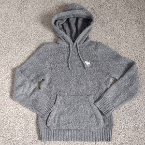 Abercrombie and Fitch Mens knit hooded sweater